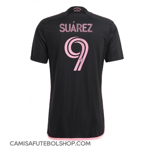 Camisa de time de futebol Inter Miami Luis Suarez #9 Replicas 2º Equipamento 2024-25 Manga Curta